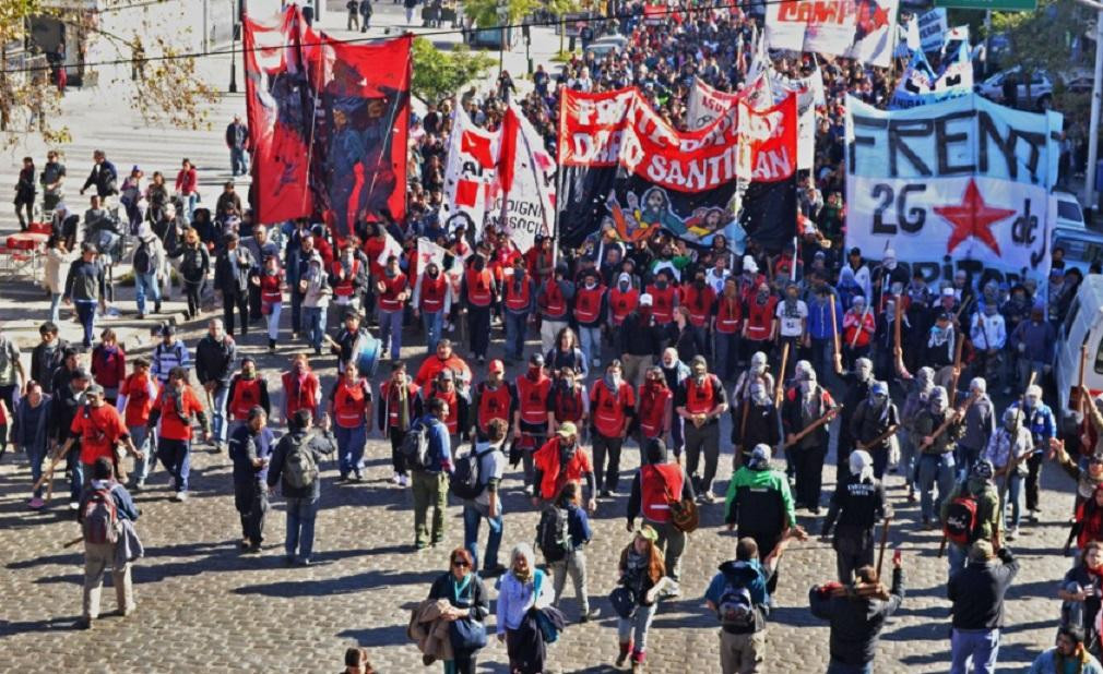 Marcha Federal de organizaciones sociales, Foto NA