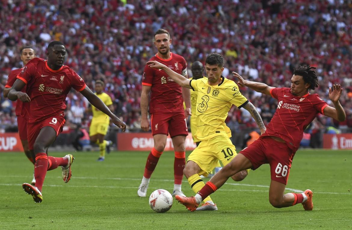 Liverpool vs Chelsea, final FA Cup. Foto: EFE.