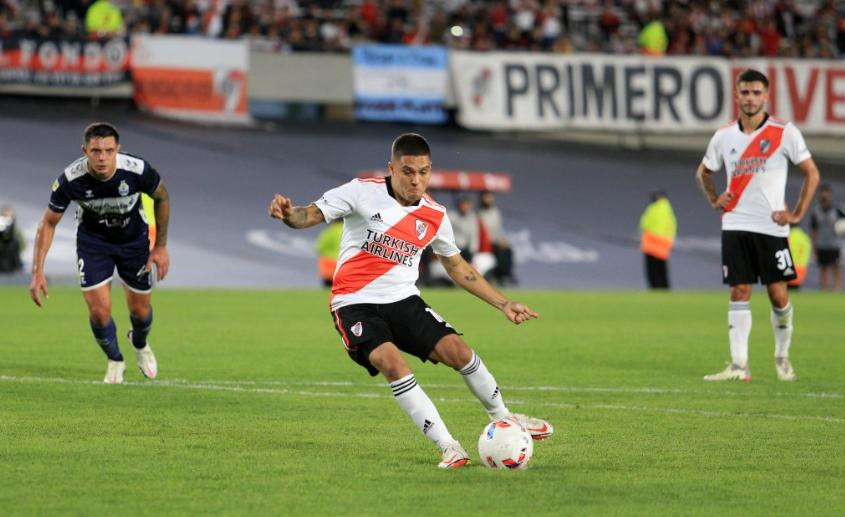 Juanfer Quintero, River. Foto: NA.