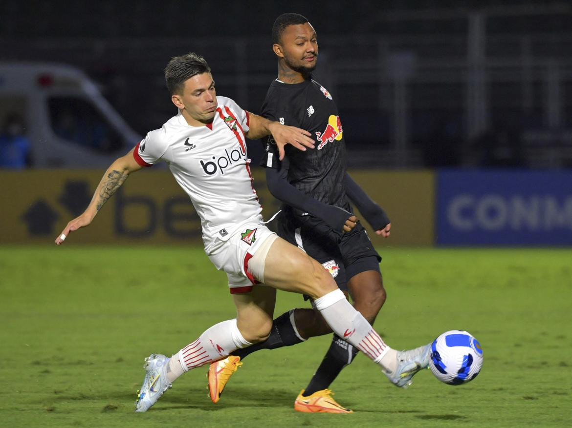 Estudiantes vs Bragantino, Copa Libertadores. Foto: NA.