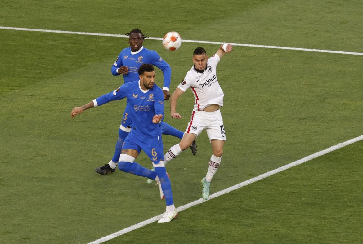 Frankfurt vs Rangers, final de Europa League. Foto: Reuters.