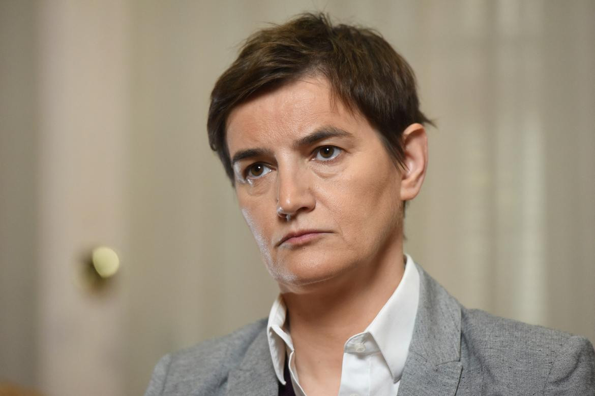 Primera ministra de Serbia, Ana Brnabić, Reuters