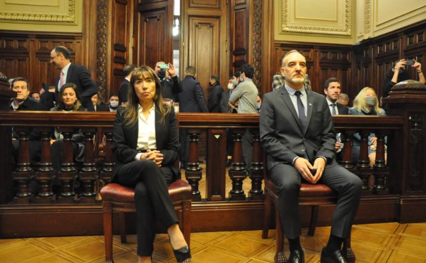 Roxana Reyes y Martín Doñate, nuevos integrantes del Consejo de la Magistratura. Foto: NA.