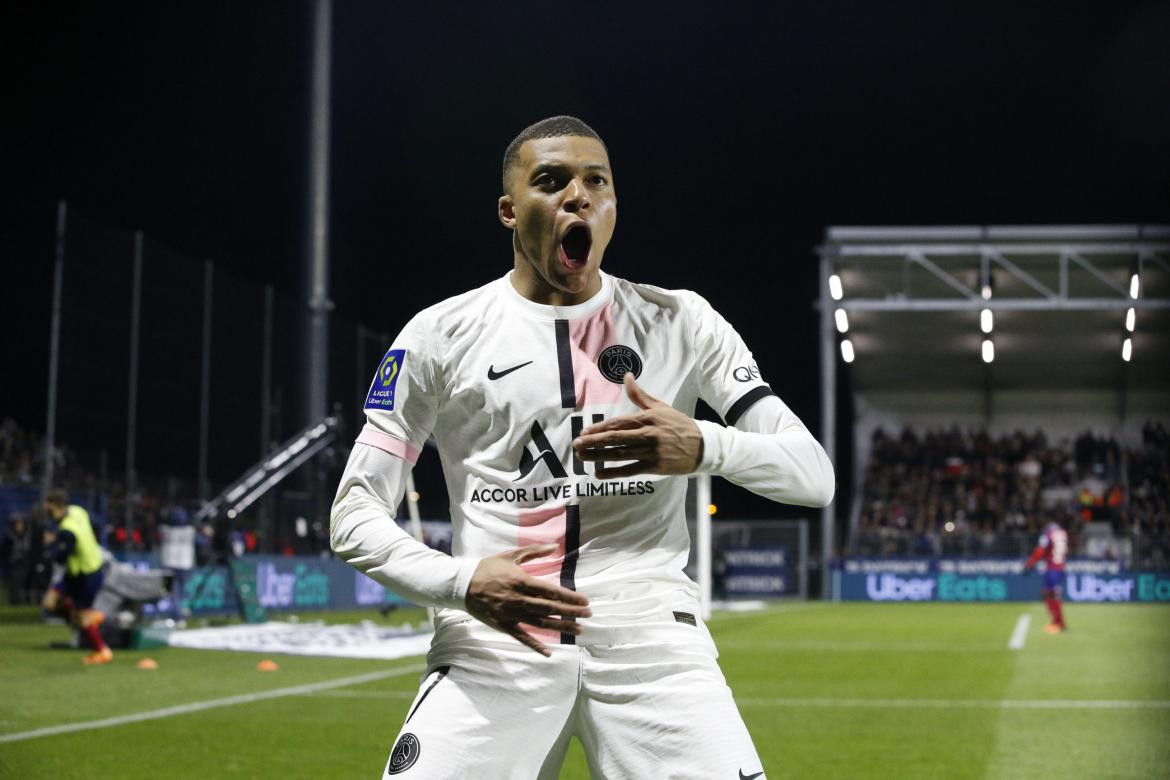 Kylian Mbappé, PSG. Foto: NA.