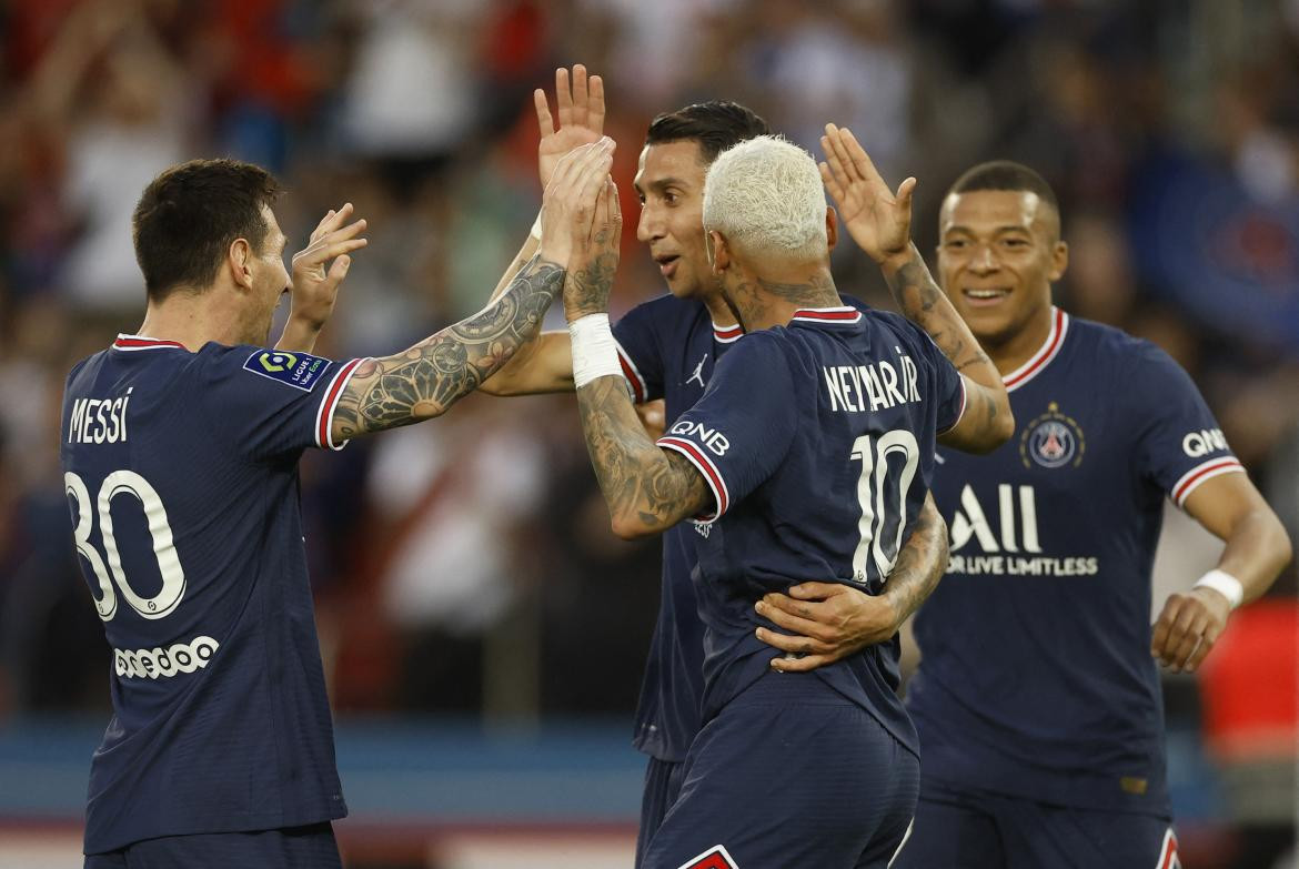 PSG vs Metz, fútbol francés. Foto: Reuters.