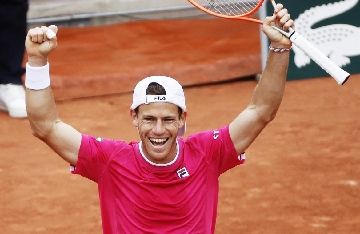 Diego Schwartzman, Roland Garros. Foto: EFE.