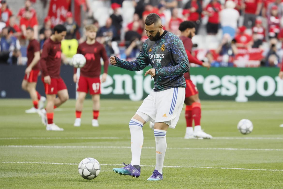 Final Champions League, Liverpool vs Real Madrid. Foto: EFE.