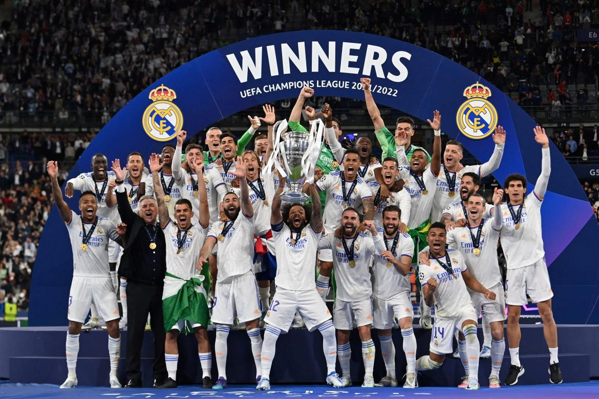 Real Madrid campeón de Champions League. Foto: AFP.