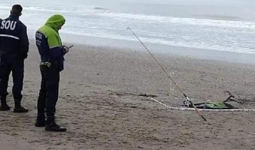 Mar de Ajó, turista fue a pescar y sacó restos de un brazo y un torso, NA