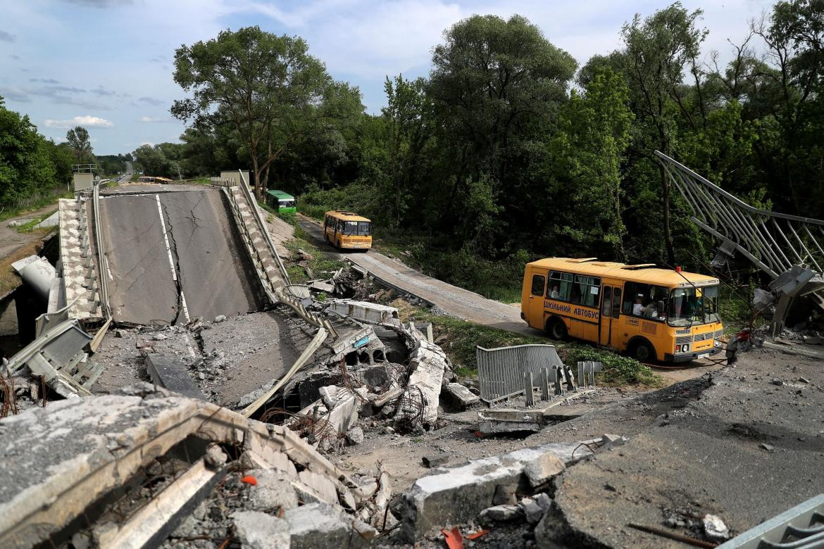 Bombardeos rusos en Ucrania, Reuters