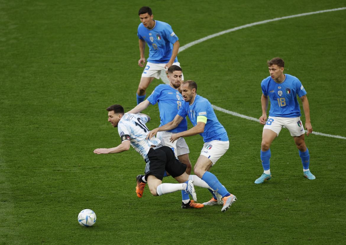 Finalissima, Argentina vs. Italia. Foto: REUTERS.