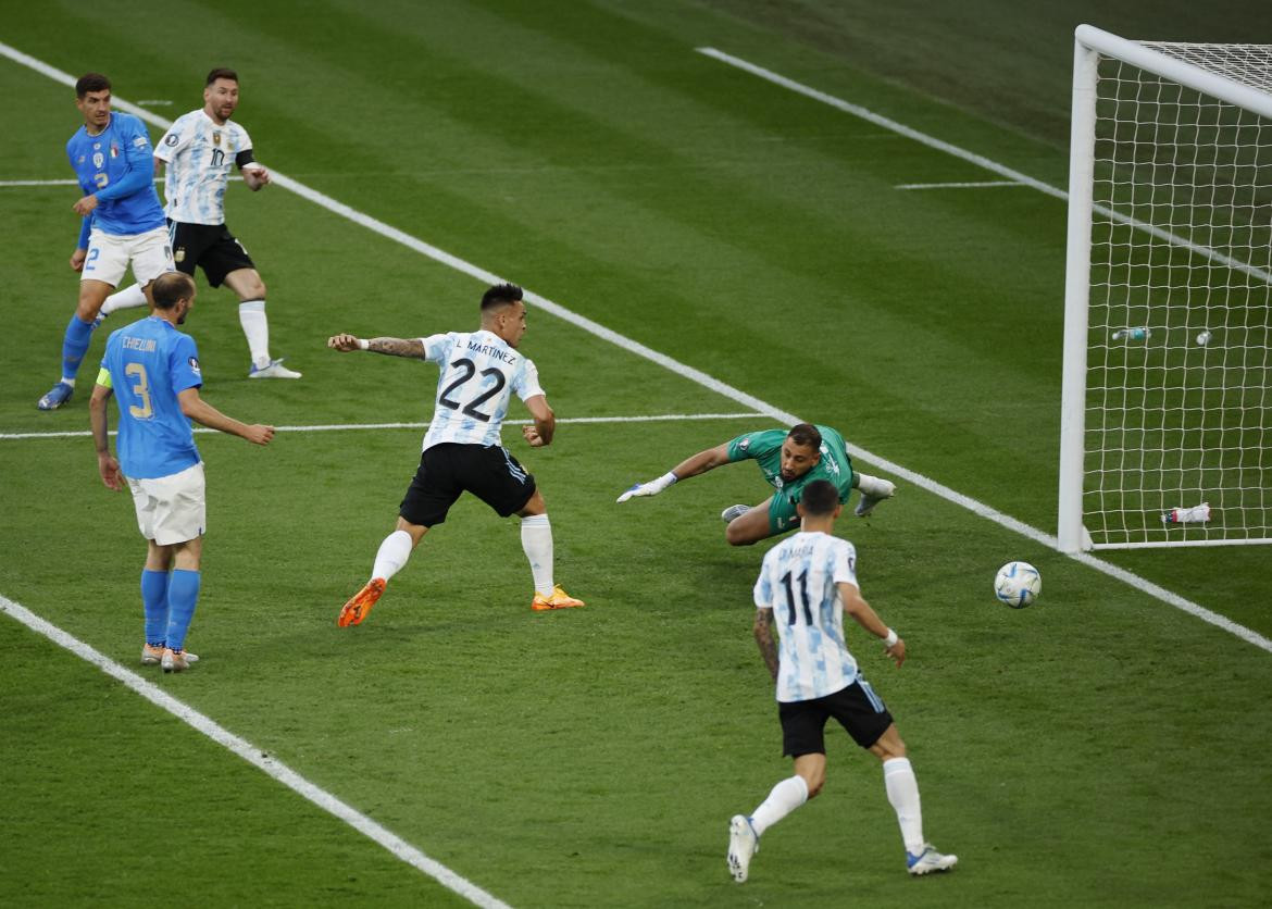 Finalissima, Argentina vs. Italia. Foto: REUTERS.