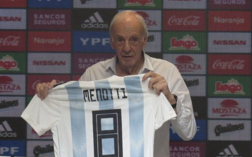 César Luis Menotti. Foto: NA.