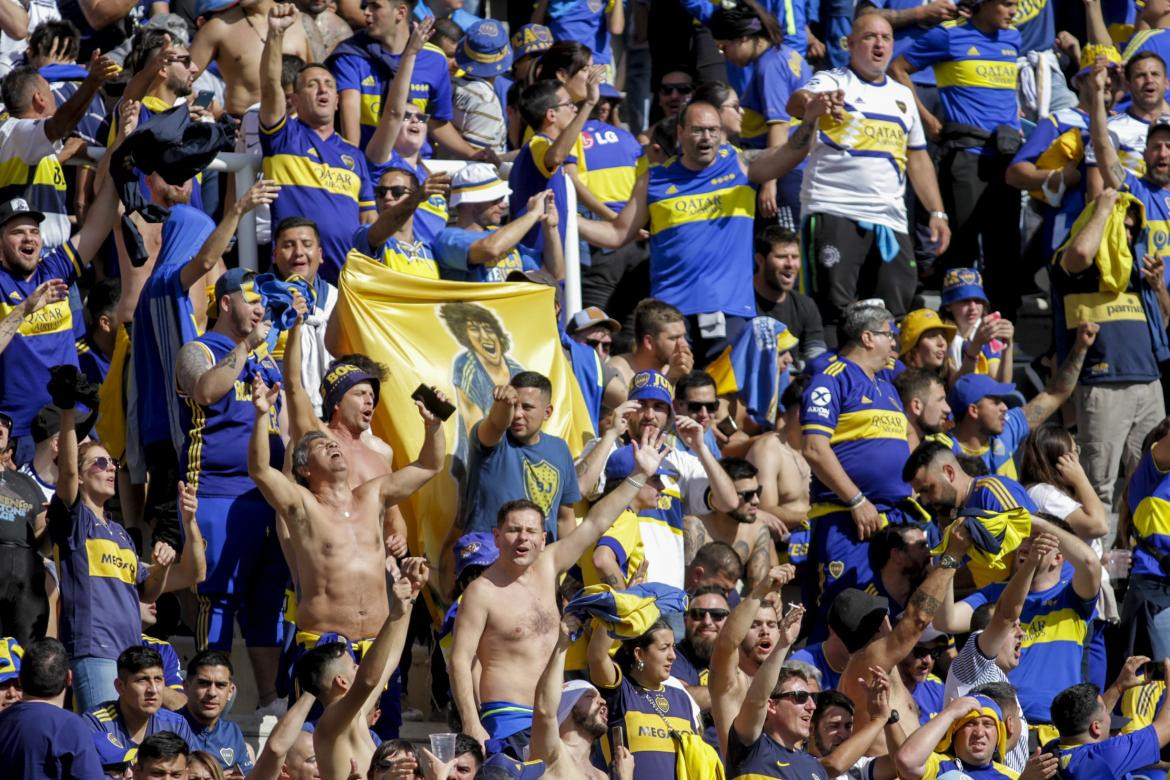 Hinchas de Boca, fútbol argentino. Foto: NA.