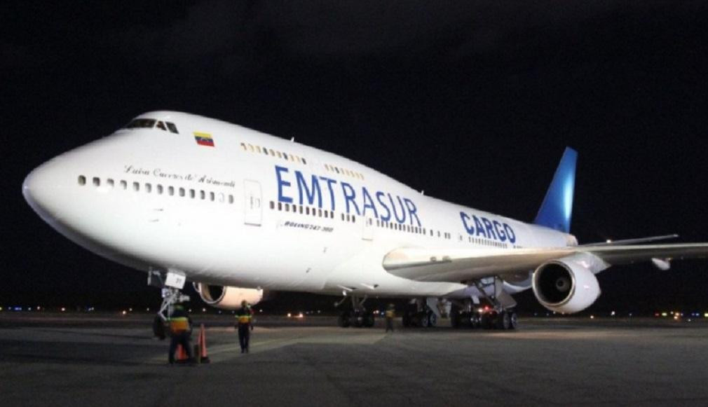 Avión venezolano con iraníes, Foto NA