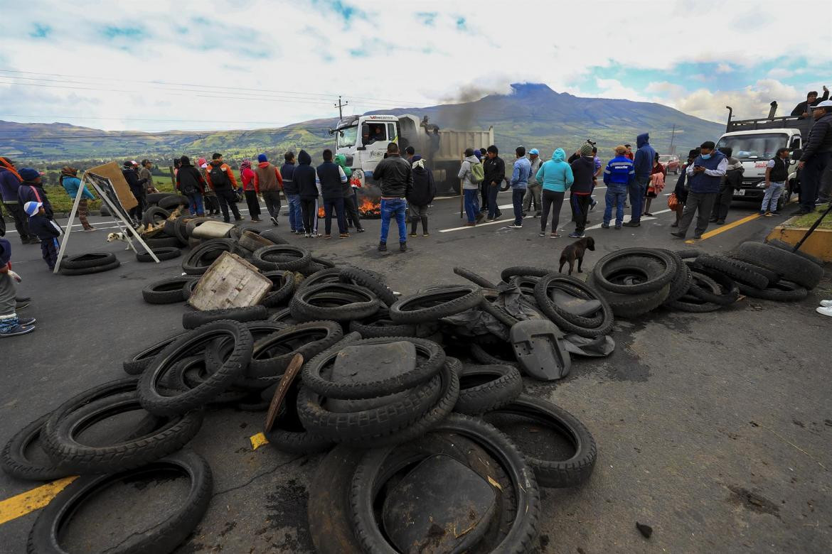 Ecuador: crece la tensión con la detención del líder de las protestas contra el Gobierno. Foto: EFE