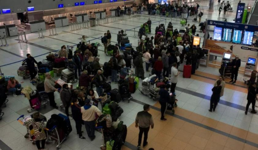 Aeropuerto de Ezeiza. Foto: NA.