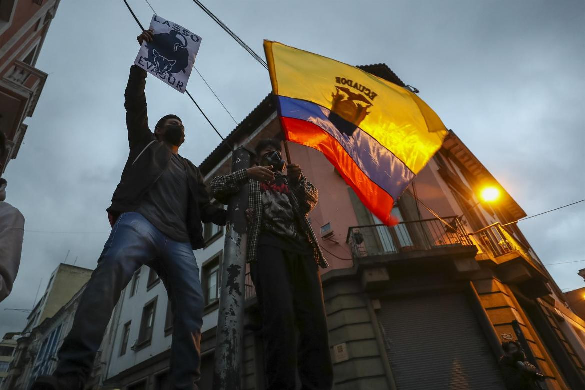 Noveno día de protestas en Ecuador: EFE