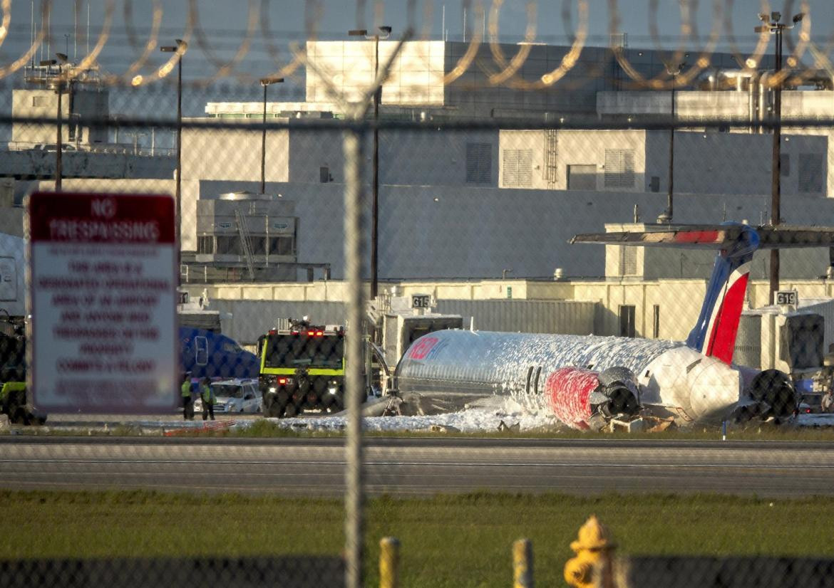 Accidente aéreo en Miami, EFE