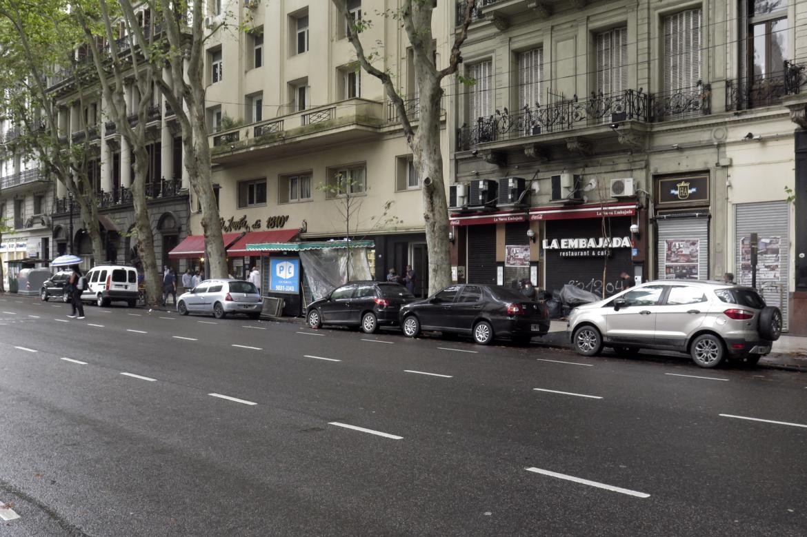 Estacionamiento en la Ciudad. Foto: NA.