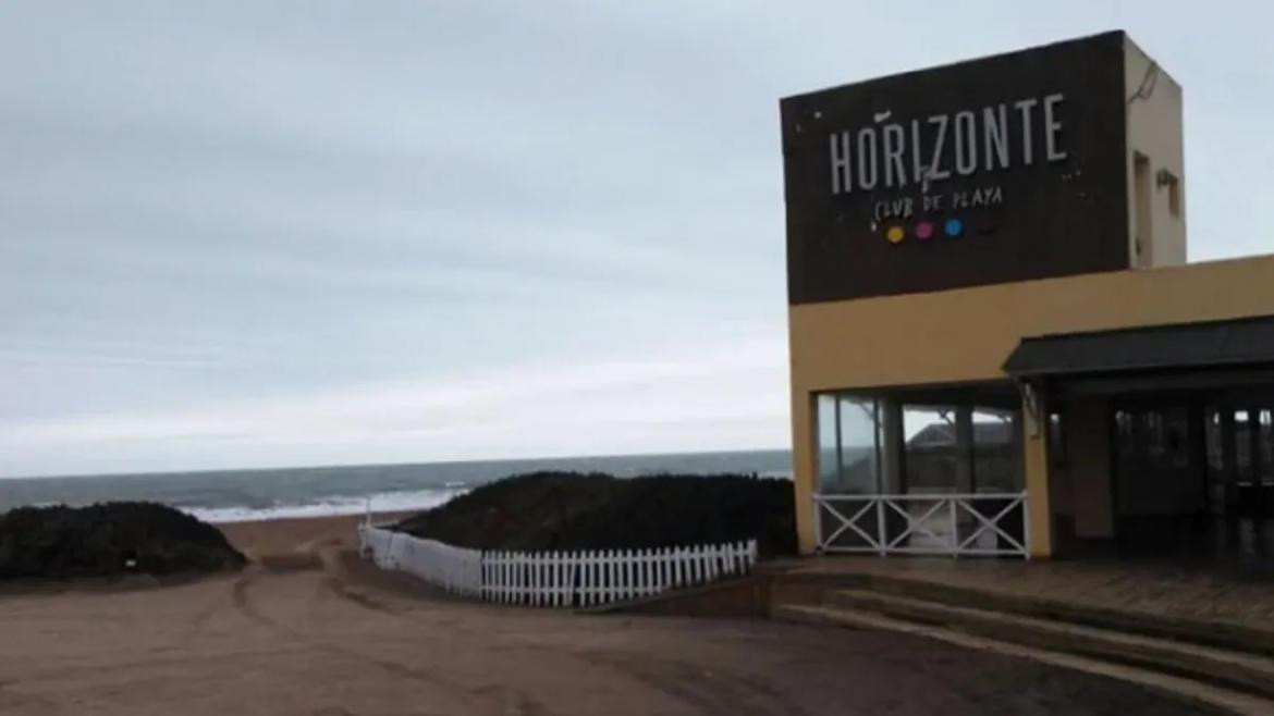 Club de playa Horizonte, en Mar del Plata, Foto NA, Facebook