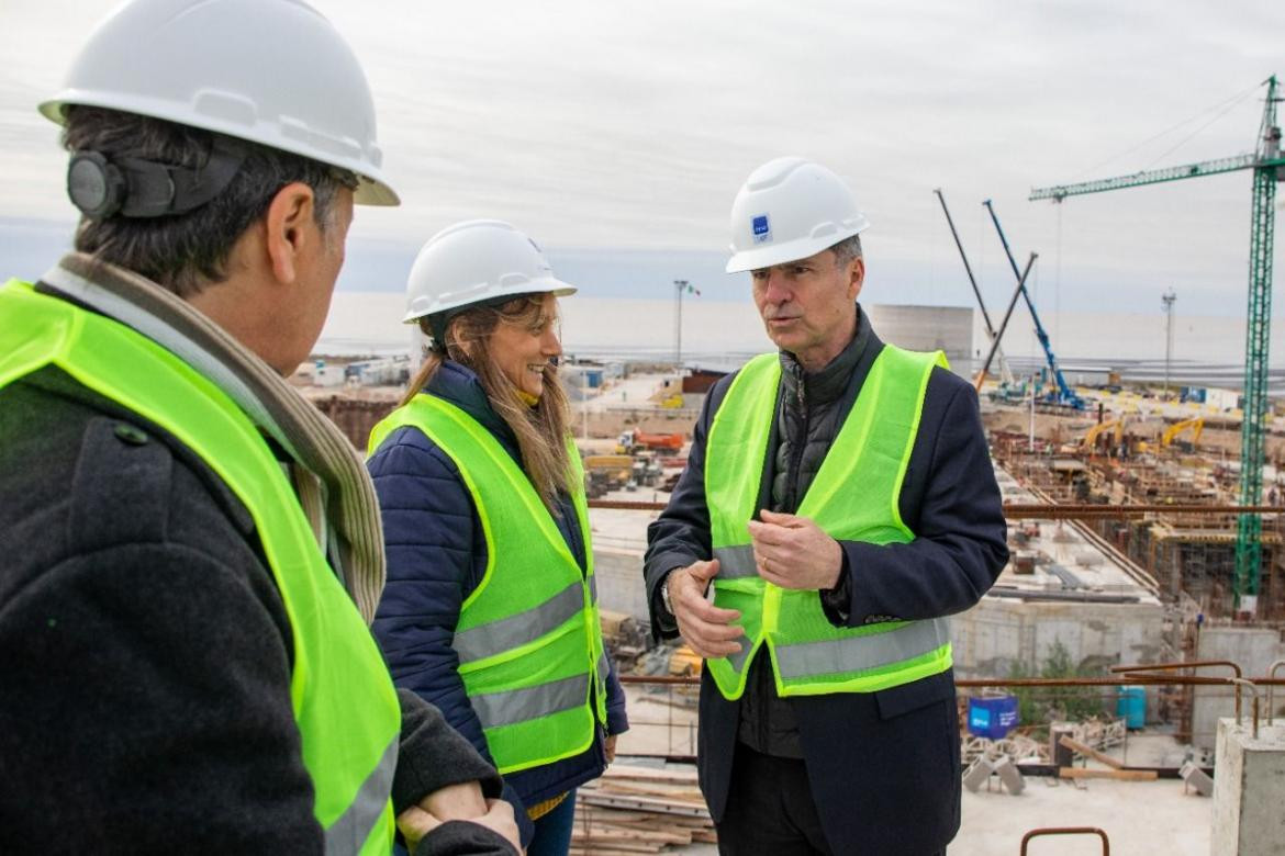 Malena Galmarini recorrió junto a autoridades del Banco Mundial y ACUMAR la megaobra Sistema Riachuelo