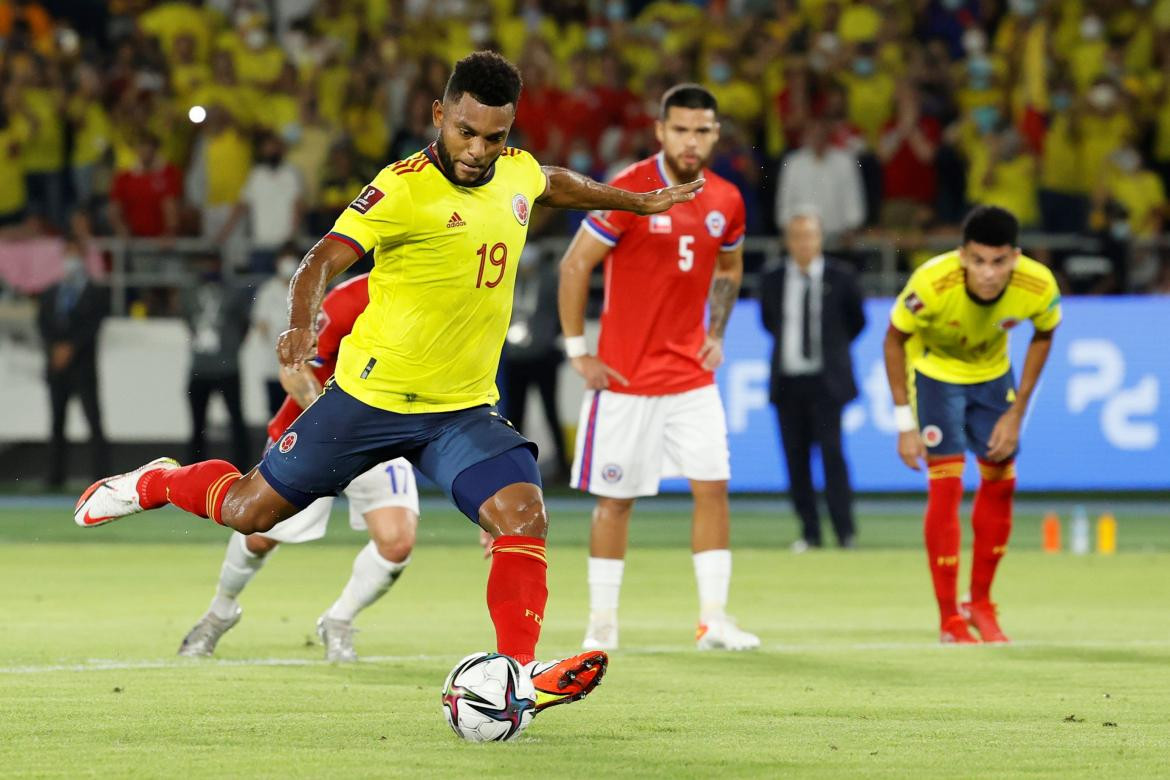 Miguel Borja, futbolista. Foto: EFE.