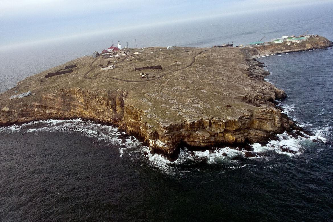 Isla de las Serpientes, guerra en Ucrania. Foto: EFE.