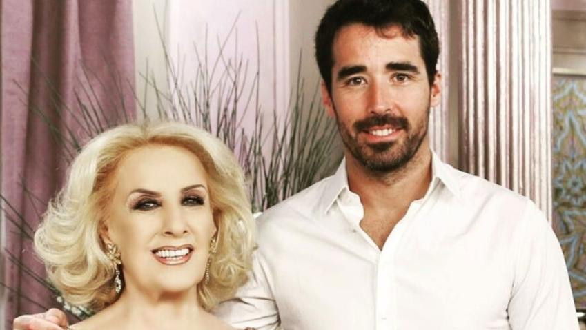 Mirtha Legrand y Nacho Viale. Foto: NA.