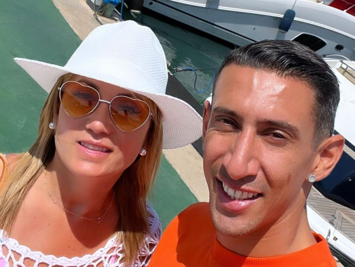 Jorgelina Cardoso es la mujer de Ángel Di María. Foto: instagram/jorgelinacardoso26.