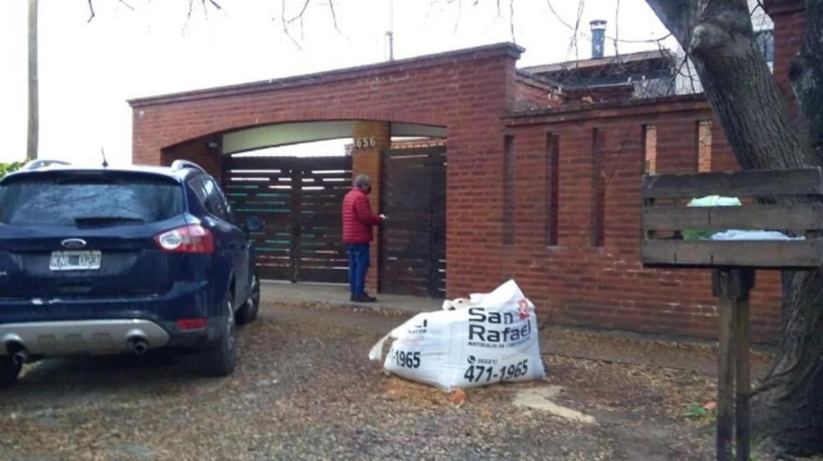 La casa de la psicóloga que fue asaltada en Gonnet. Foto: El Día.