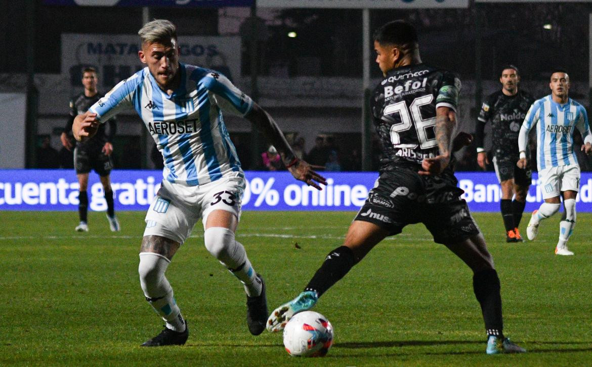 Sarmiento vs. Racing, fútbol argentino, NA	