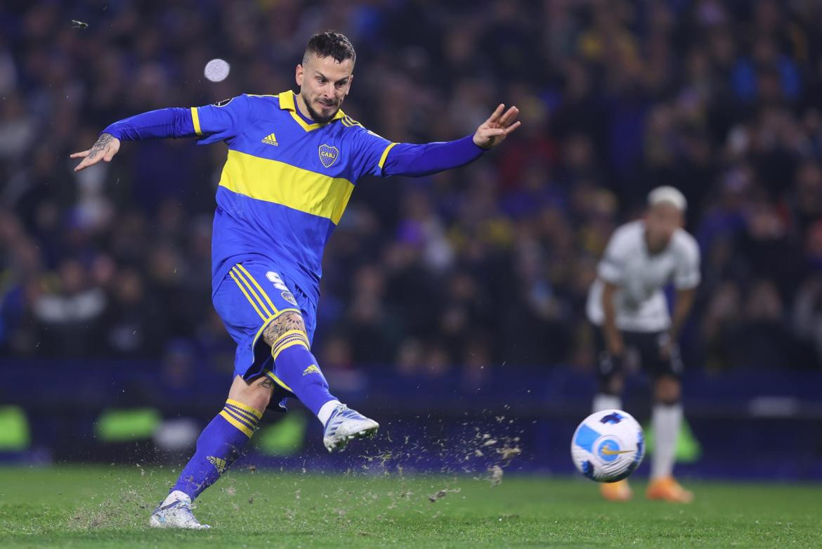 Darío Benedetto, Boca vs. Corinthians, Copa Libertadores. Foto: EFE.