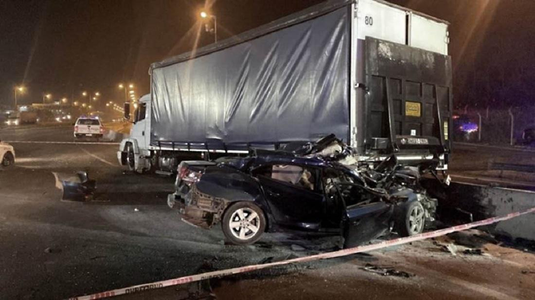 Persecución y muerte en Panamericana. Foto: NA.	