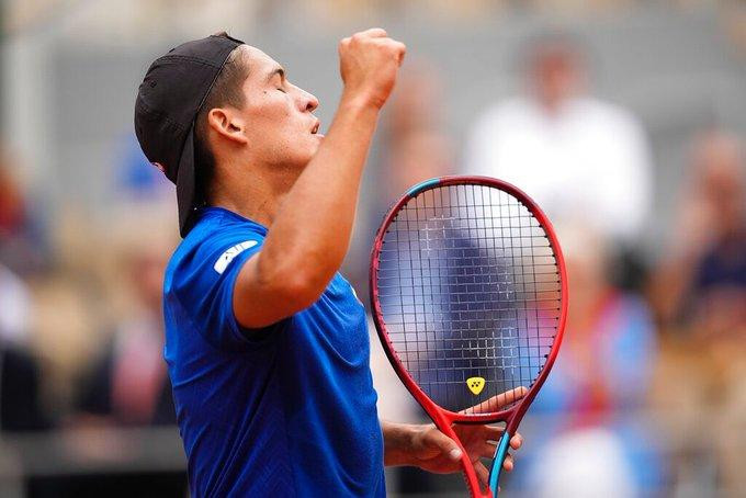 Sebastián Báez en en ATP de Bastad.