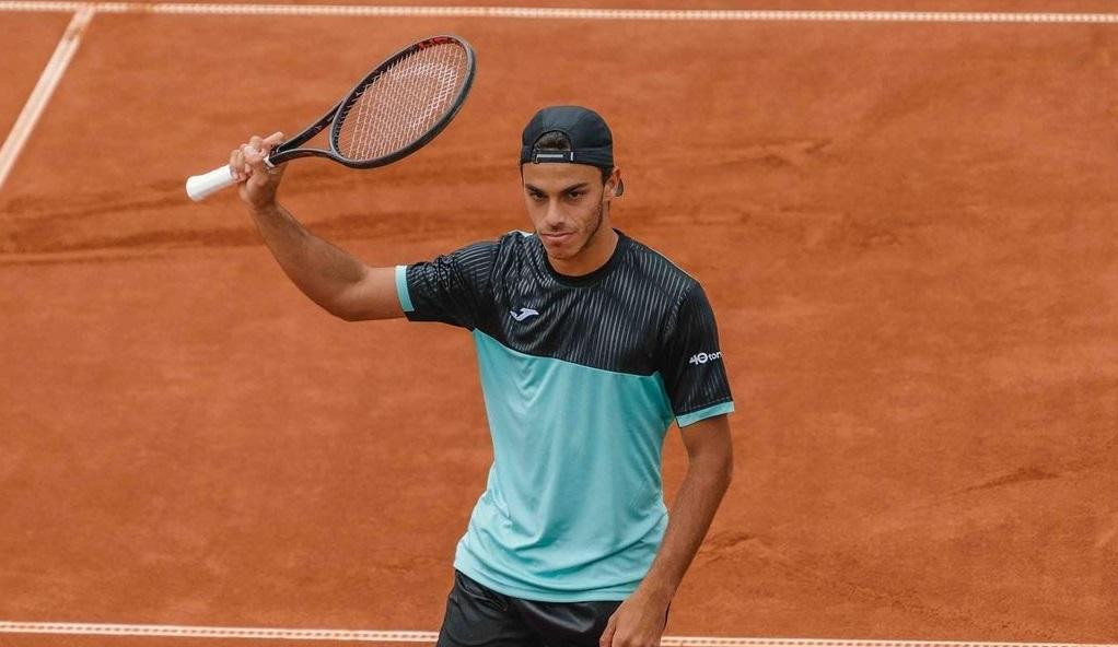 Francisco Cerúndolo en el ATP de Bastad. Foto: @NordeaOpen.