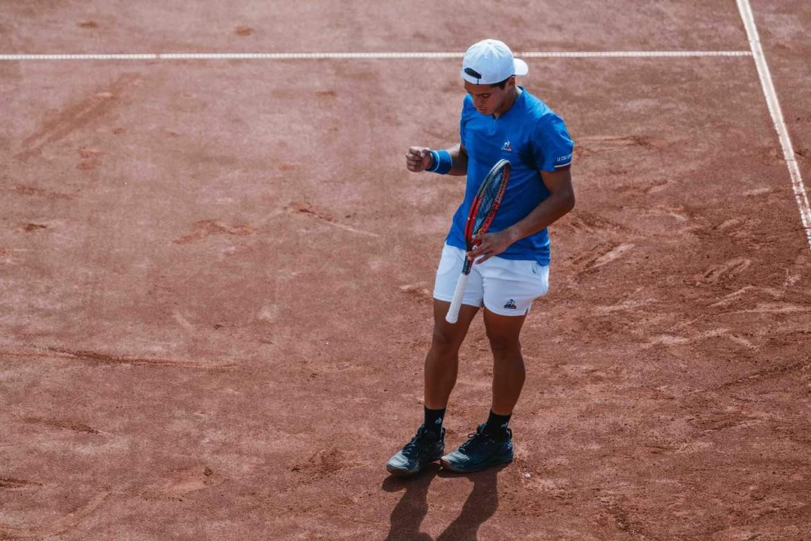 Sebastián Báez en el ATP de Bastad. Foto: @NordeaOpen.