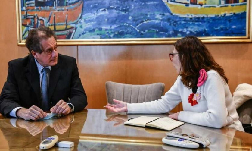 Presidente del Banco Central, Miguel Pesce, y ministra de Economía, Silvina Batakis. Foto: NA.