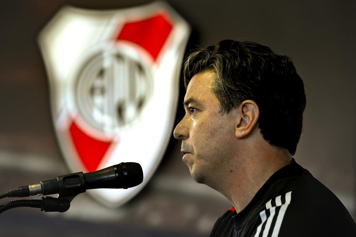 Marcelo Gallardo, técnico de River. Foto: NA.