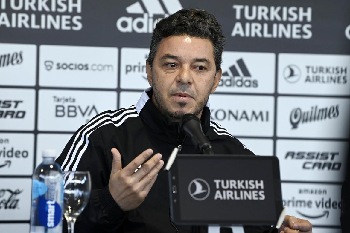 Marcelo Gallardo, técnico de River. Foto: NA.