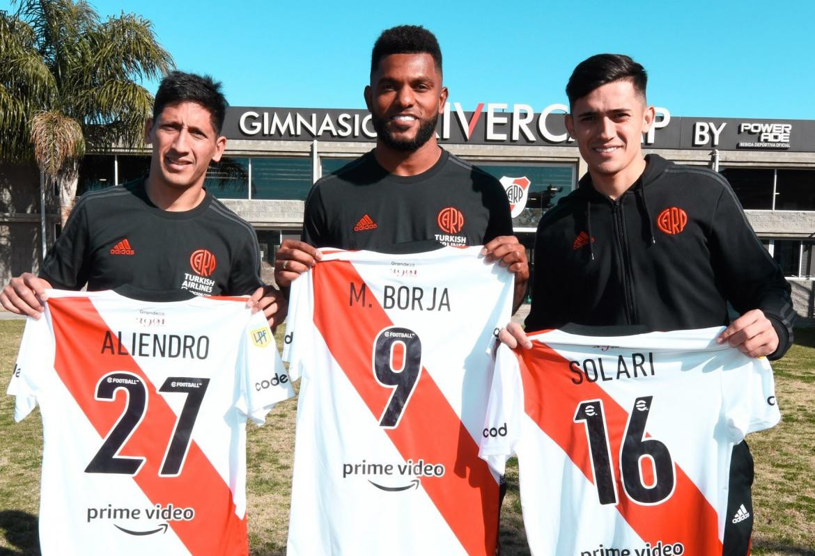 Refuerzos de River Plate. Foto: Twitter @RiverPlate.