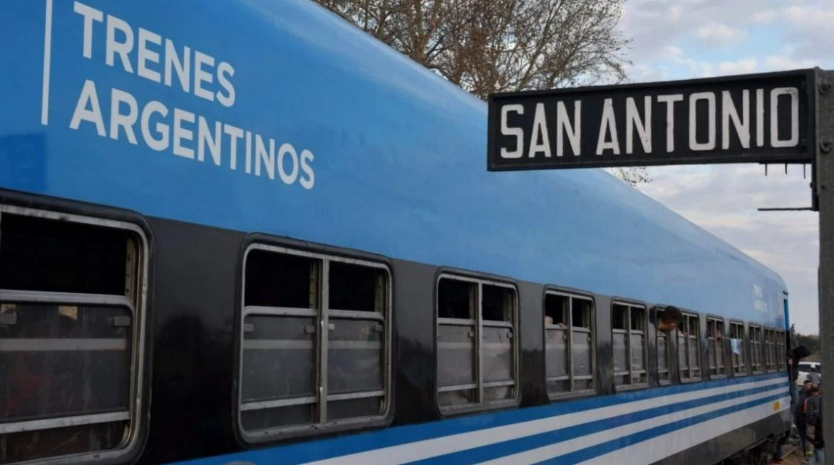 Vuelve en tren a San Antonio de Areco. Foto: NA.