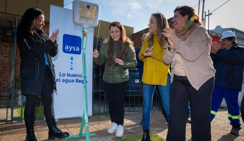 Malena Galmarini, AySA. Foto: prensa.