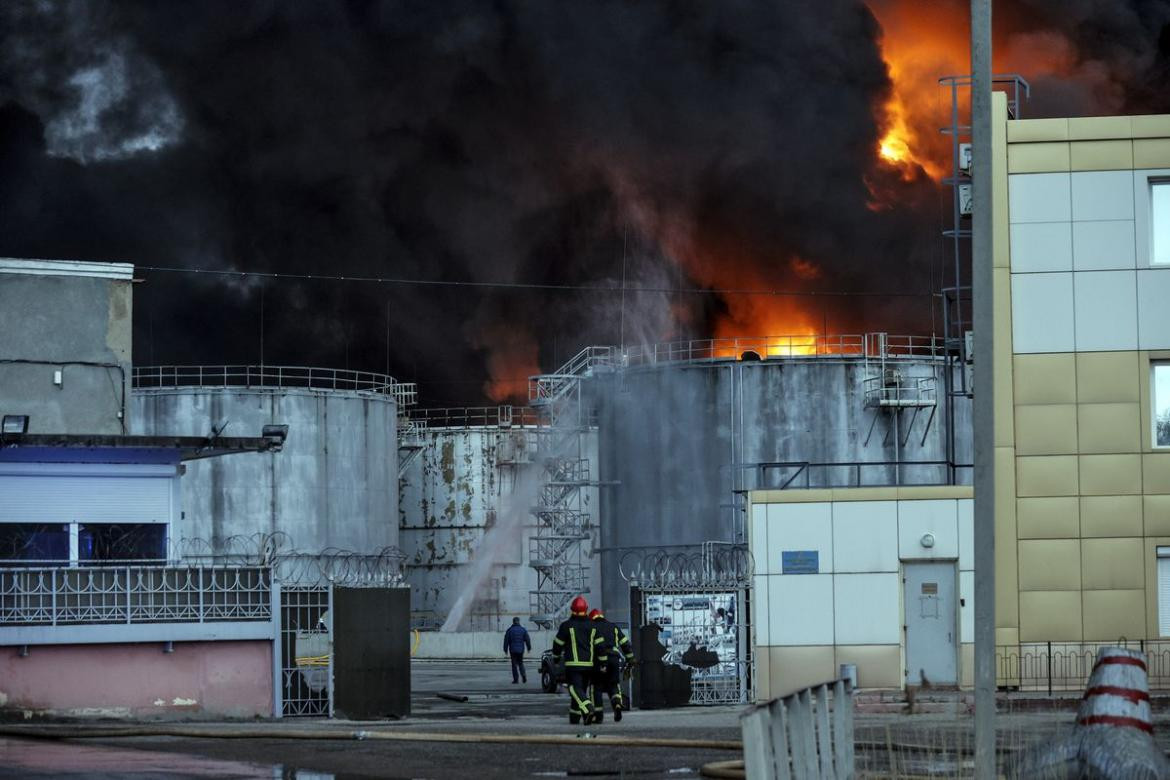 Ataque a Odesa, guerra Ucrania-Rusia. Foto: EFE.