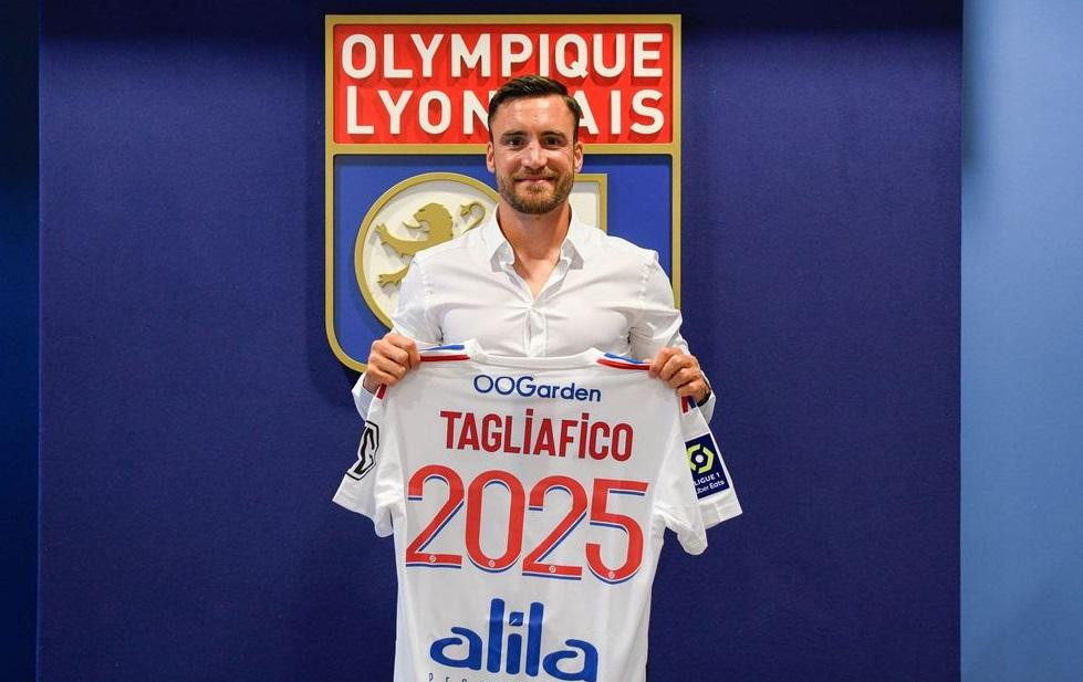 Nicolás Tagliagico, nuevo jugador del Lyon. Foto Twitter: @OL.