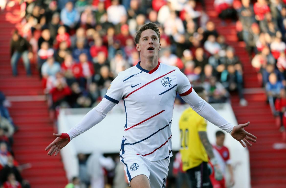 Andrés Vombergar, gol de San Lorenzo, fútbol argentino, NA