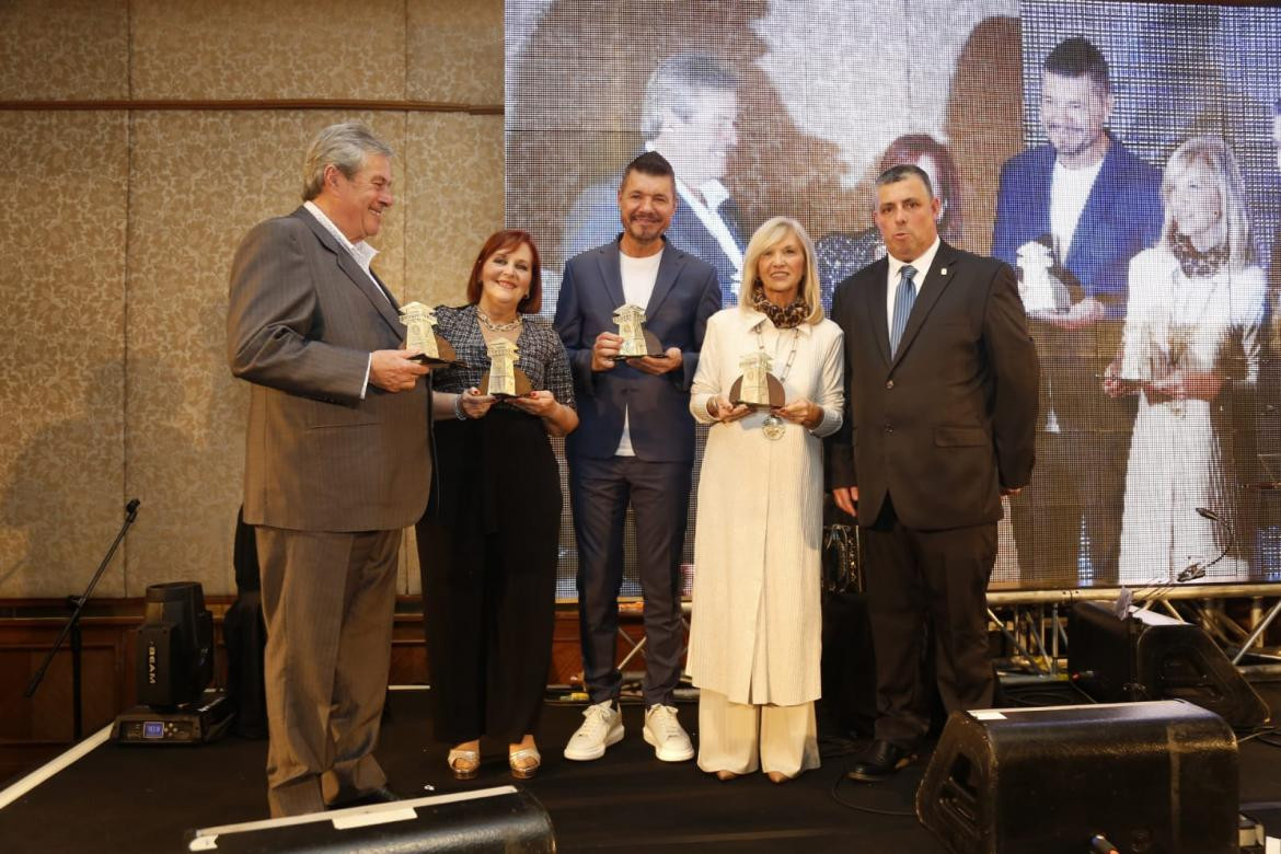 Marcelo Tinelli recibió un reconocimiento en Punta del Este. Foto: Diego Larrosa