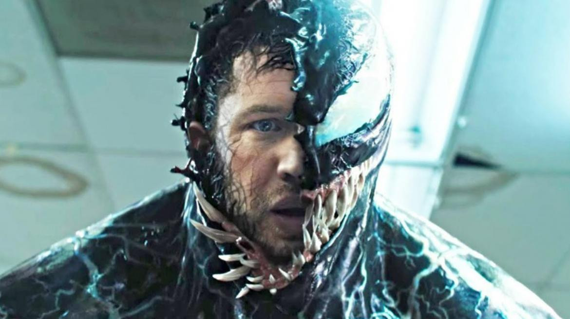 Tom Hardy en Venom. Foto: captura Youtube.