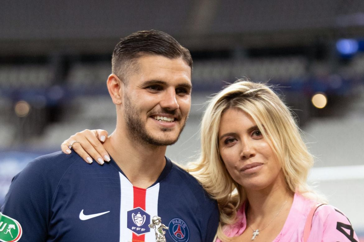 Wanda Nara y Mauro Icardi. Foto: Instagram Wanda Nara.