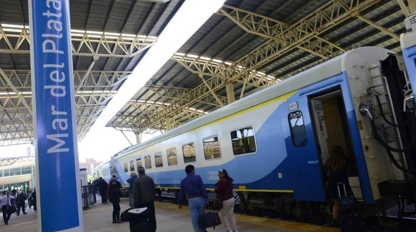 Trenes a Mar del Plata. Foto: NA.